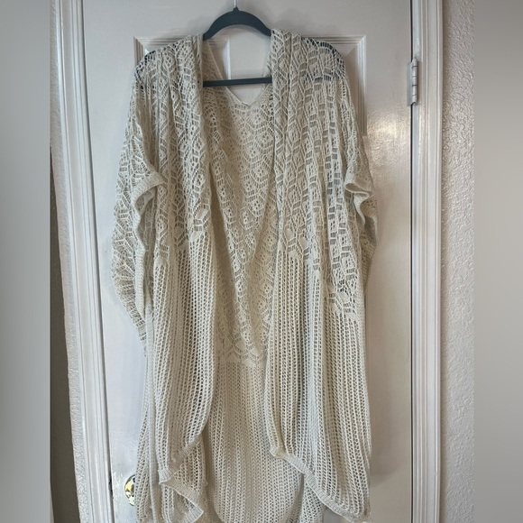 torrid Sweaters - Cream Open-Knit Cover